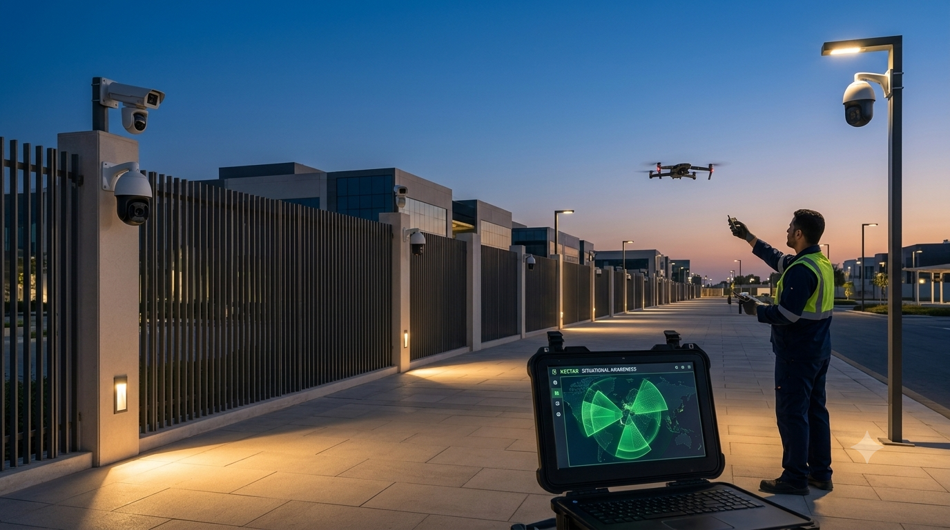Hafr Al Batin Solar Facility - Solar Panel, Solar Inverter, CCTV & PTZ Camera Installation and Configuration